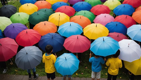 Parapluies enfants : couleur et sécurité pour le plaisir!